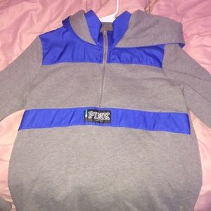 PINK victoria’s secret blue and grey jacket